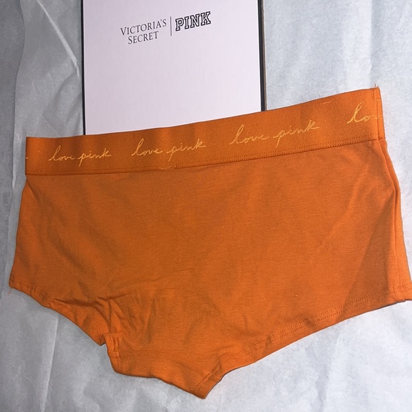 (M) PINK LOGO BOYSHORT UNDERWEAR Victoria’s  Secret - Picture 11 of 12